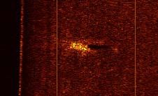 Sonar Image - Zerwas Houseboat - Wreck found by Dan Scoville & Chris Koberstein 2012
